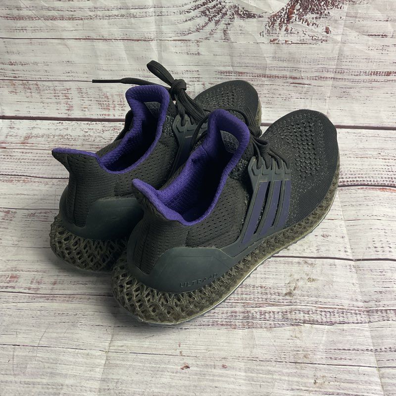 Adidas X Rich Mnisi Ultra 4D Pride Black College Purple Athletic Sneaker Men 9.5