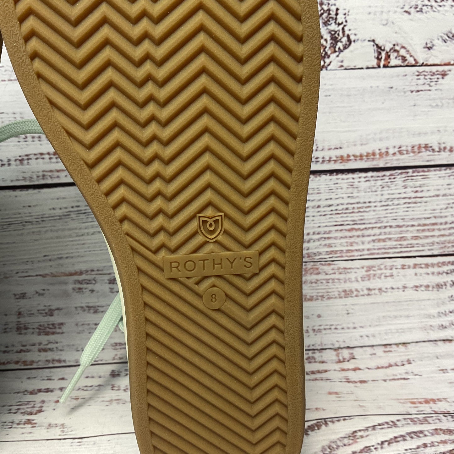 Rothy's Mint Green Sneaker Casual Shoe Sneaker Women Size 8