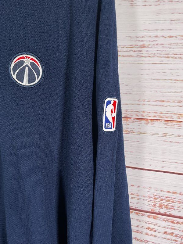 NWT Washington Wizards Sweater Men's Nike Blue NBA Knit Pullover Size L