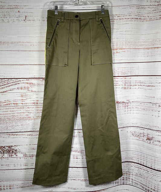 TWP Isa Cotton Cargo Pants Dark Olive 0