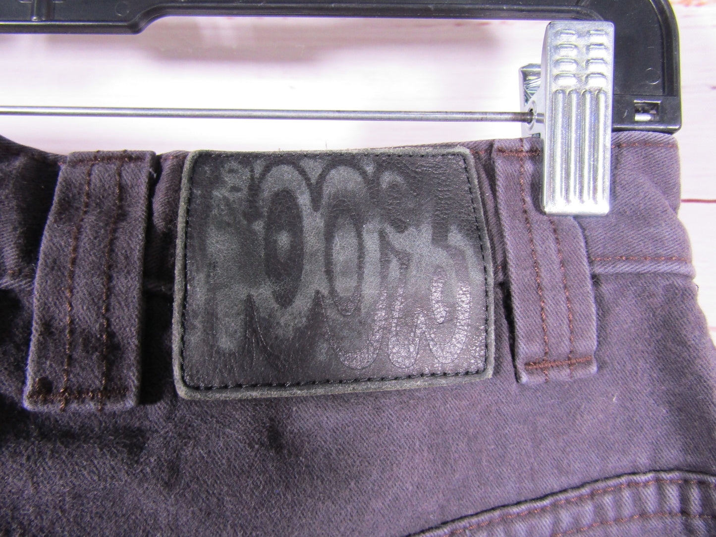 Insomniac Shuffle Jeans Men's Faded Black Wide Leg Pants Size 28