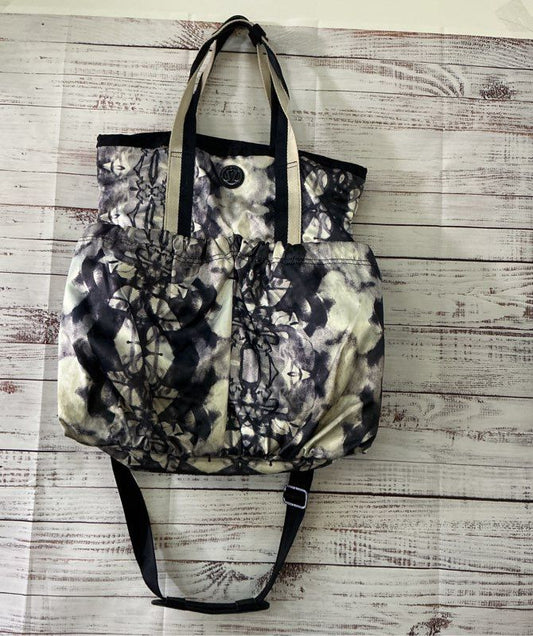 Lululemon Flow and Go Ink Blot Tote bag PERFECT CONDITION!