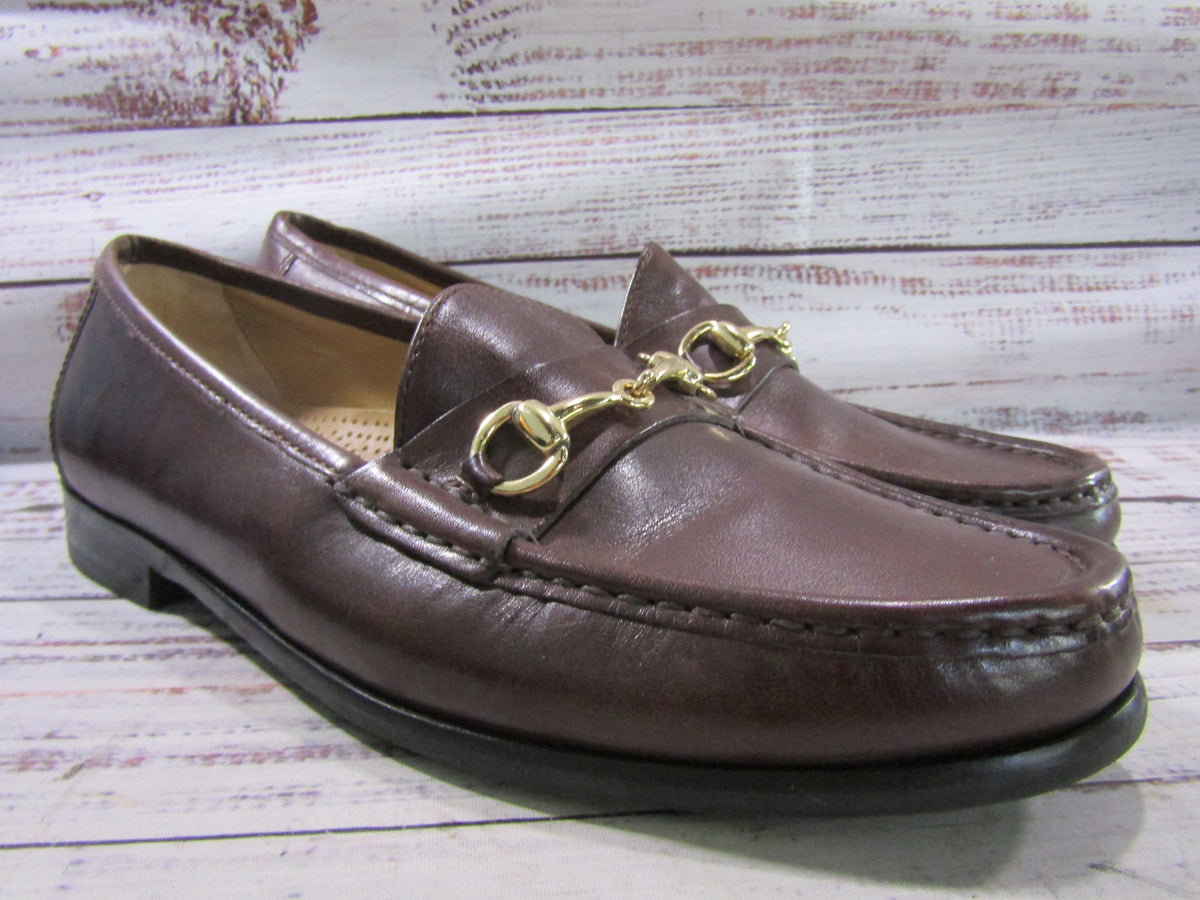 Cole Haan Ascot II Men's Brown Leather Horsebit Loafers Size 8 C02497