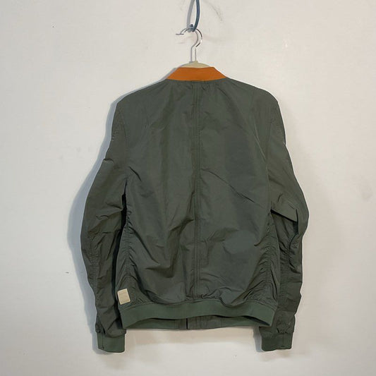 Scotch & Soda Green Lightweight Summer Bomber Jacket - Size M