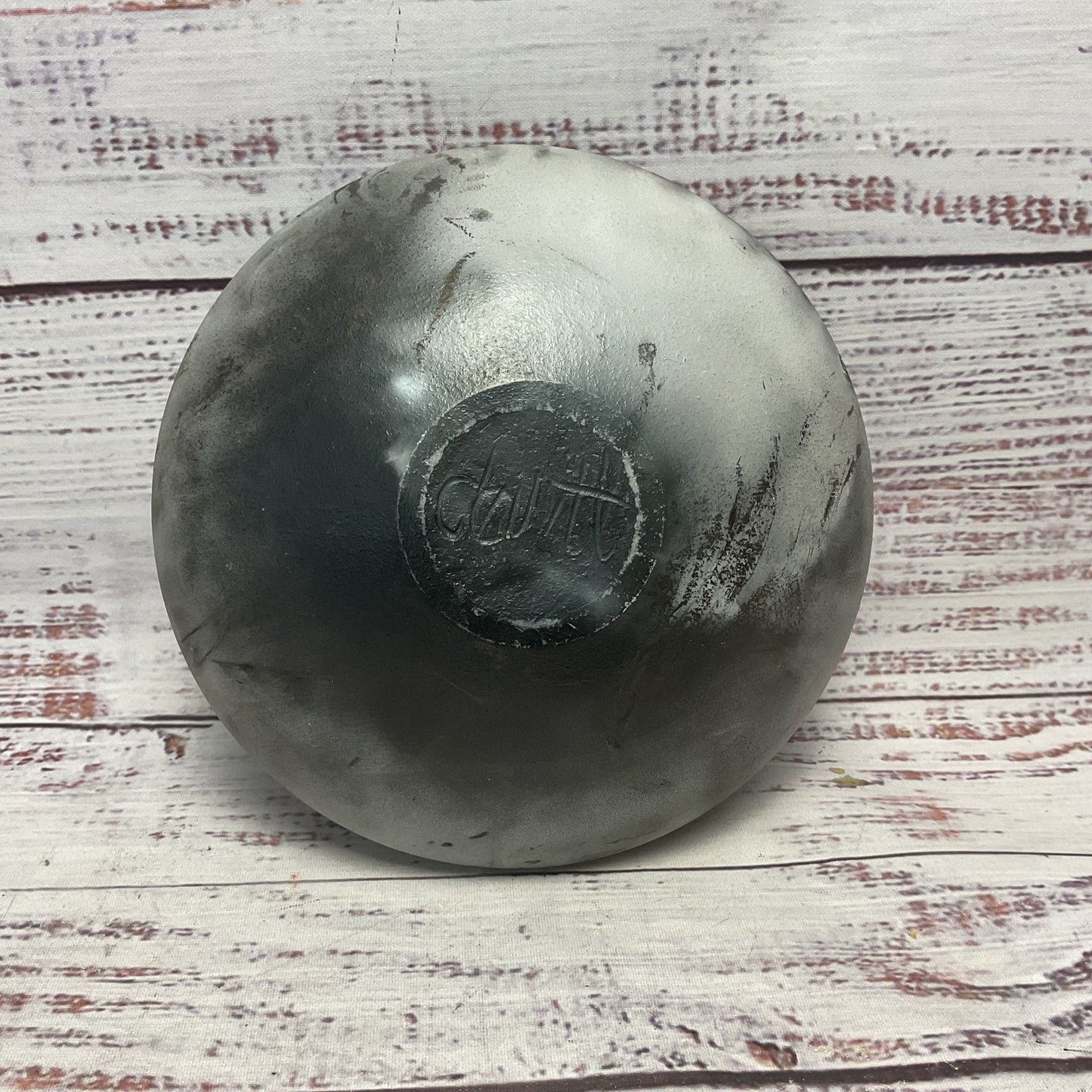 Nell Devitt Ceramic Grey Hand Thrown Abstract Design Small Trinket Bowl 6"