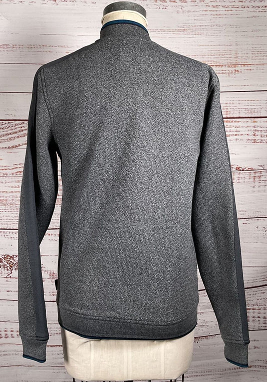 Ted Baker London Textured Zip Up Jacket Gray 3