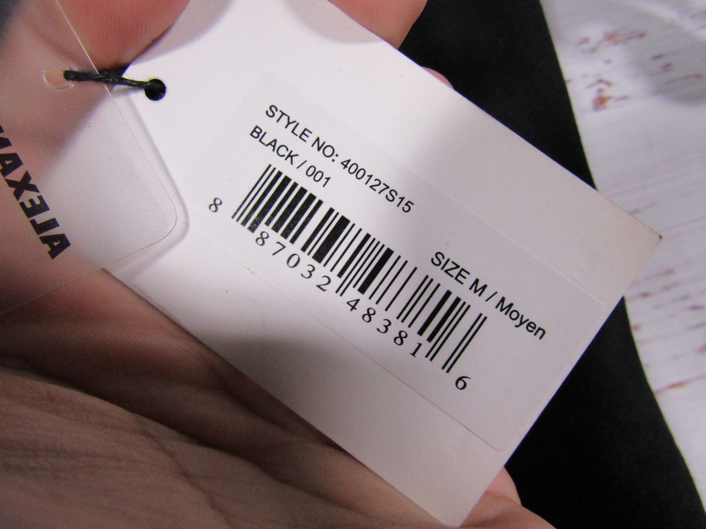 Alexander Wang Women's Black Tank Top Size M