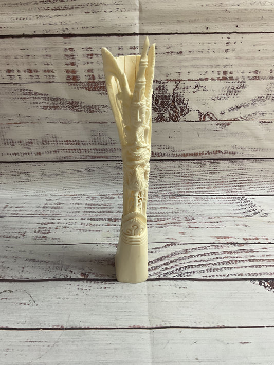 Indonesian Balinese Bone Carving Totem Sculpture