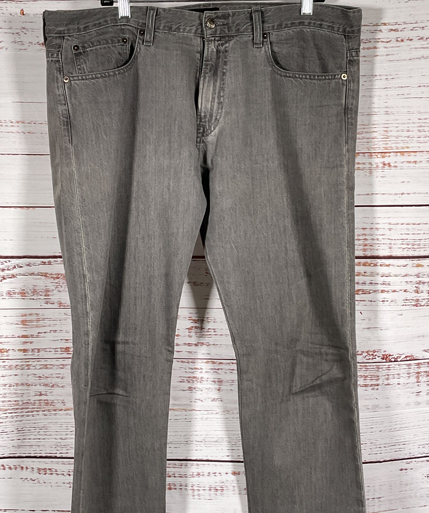 Spurr by Simon Spurr Straight Leg Jeans Gray 36