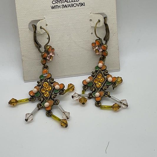 NEW ALFANI Crystalized with Swarovski Crystals Dangle Earrings
