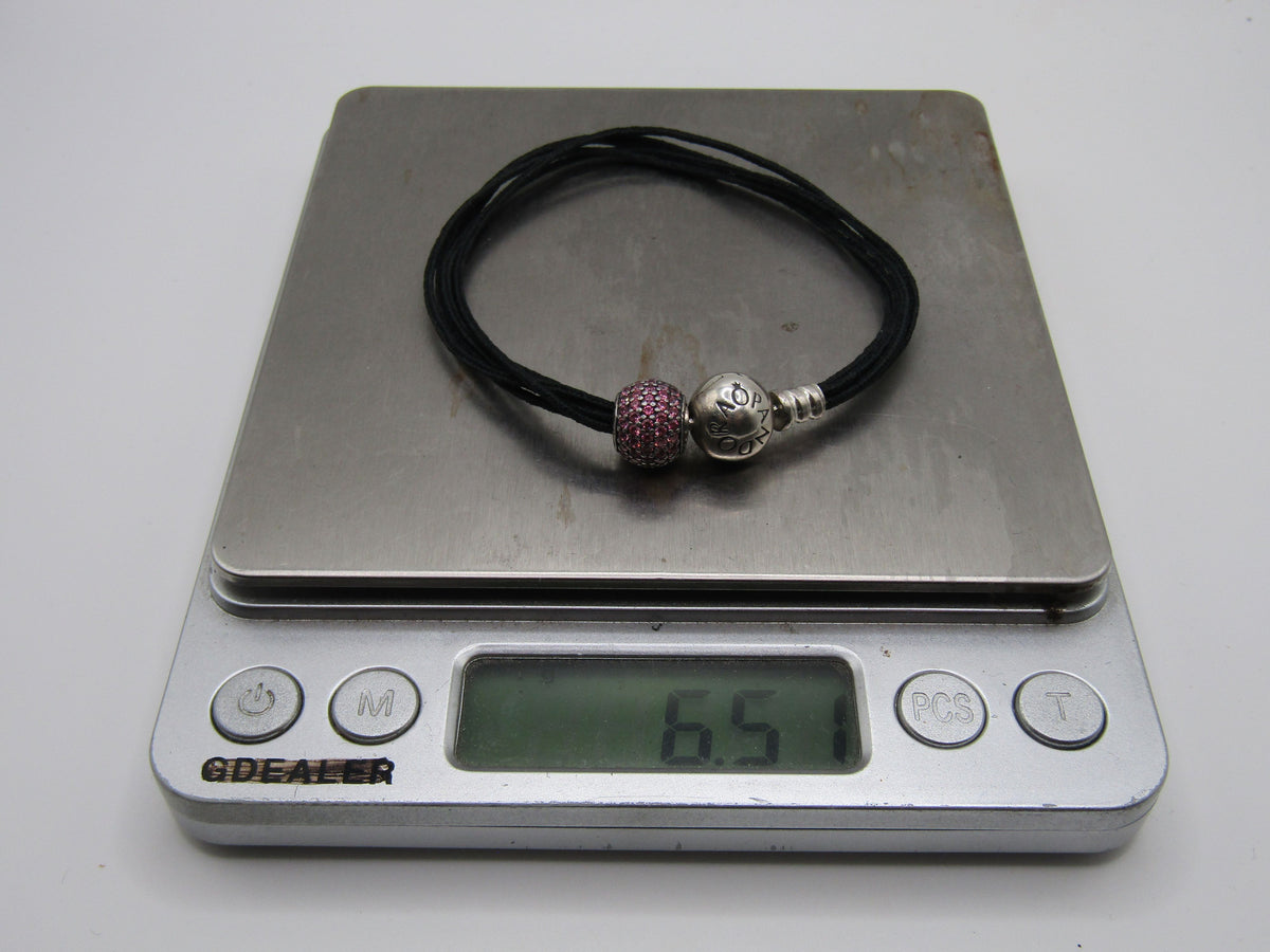 Pandora Essence Passion Multi-Strand Cord Charm Bracelet 796063CFR / 590715CBK