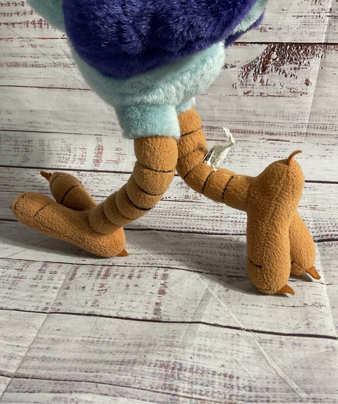 Warner Brothers Looney Tunes Roadrunner Wired Posable Plush Toy Vintage 1990's