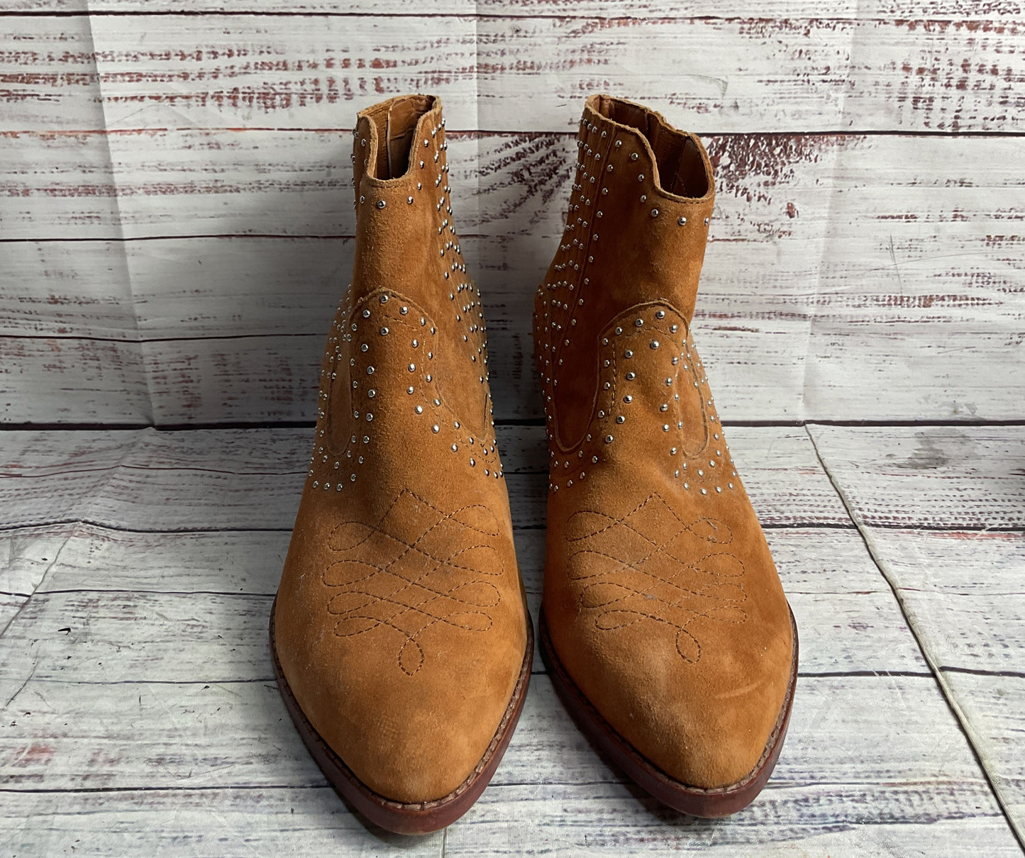 Dolce Vita Dexter Suede Booties Brown 11