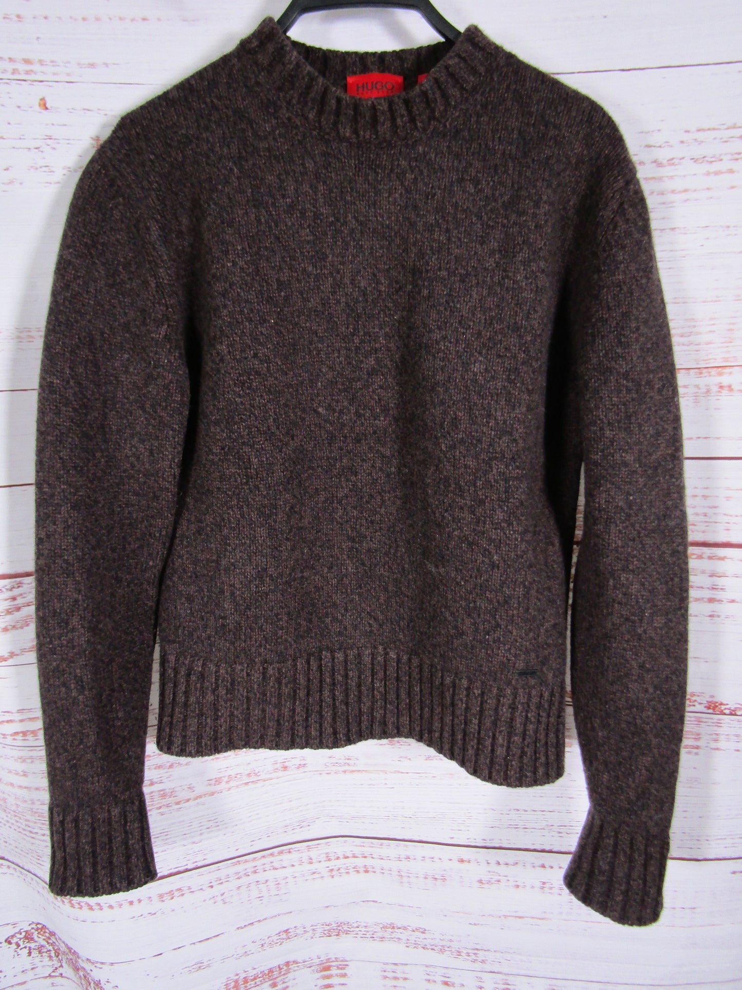 Hugo Boss Men's Brown Wool Blend Sweater Size S
