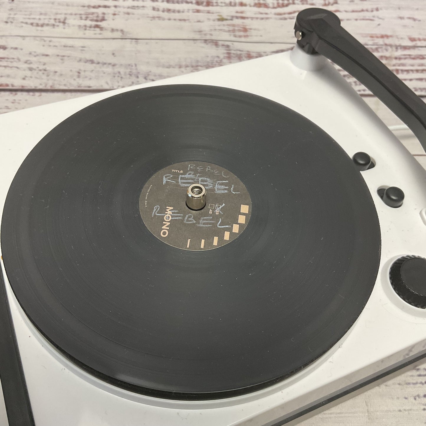 Gakken Toy Mini Record Player Working Missing Recording Head