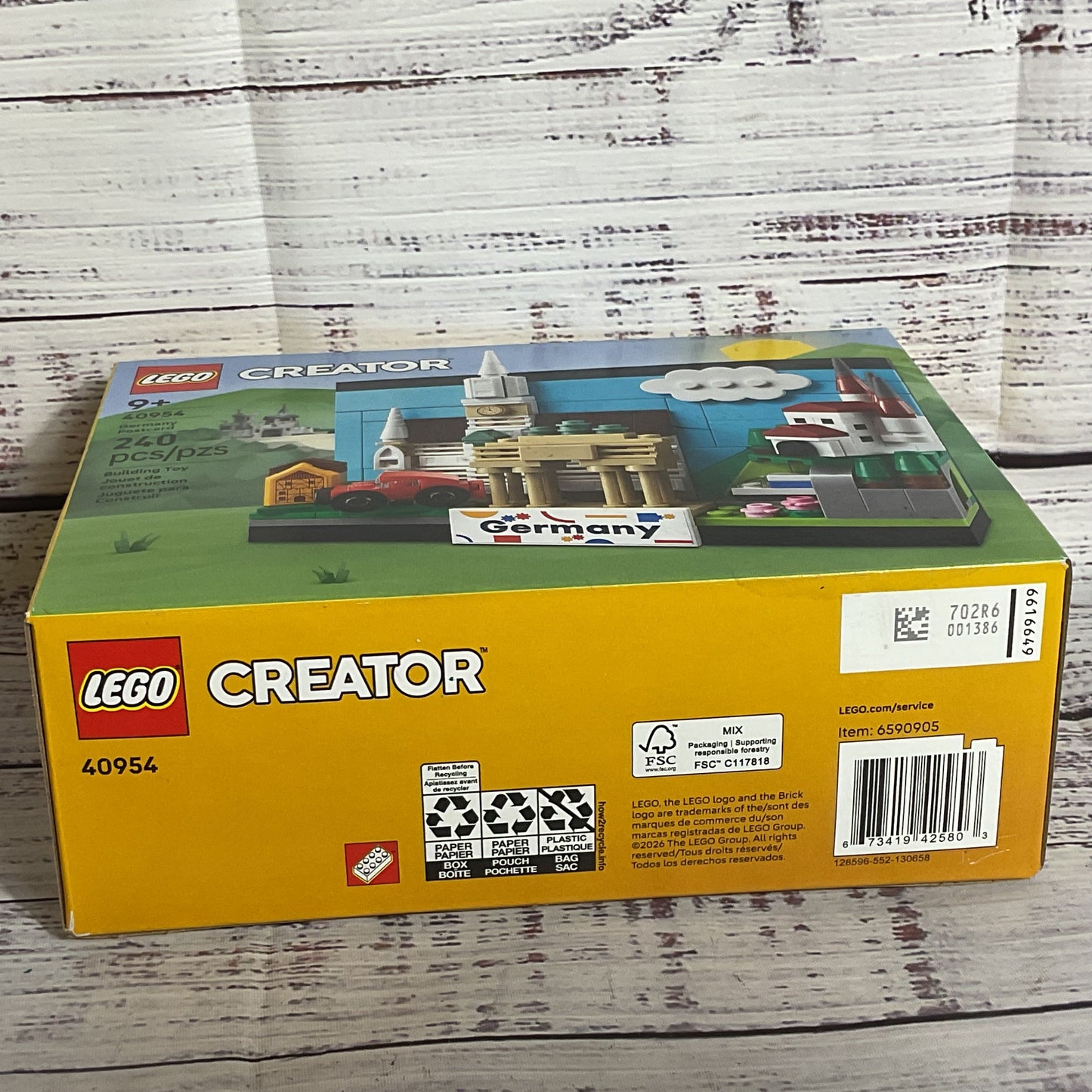 NEW SEALED LEGO #40954 Creator Germany Postcard 240pcs