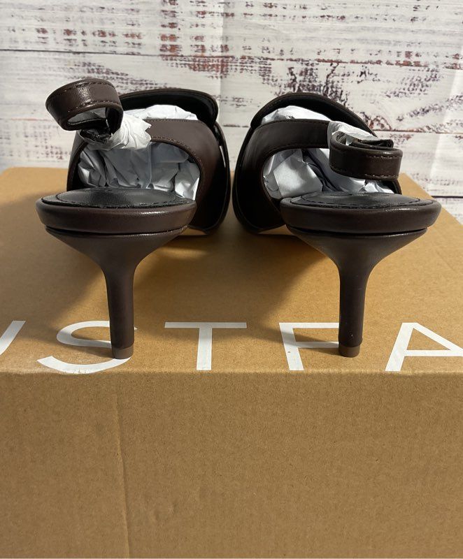 NWB Women's Just Fab Iris Coffee Brown Pumps Size 11