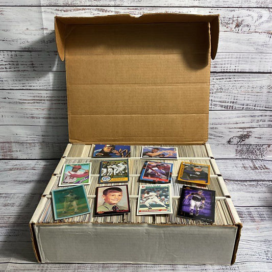 Lot Of 5000+ Vintage 70s 90s Baseball Cards Topps Fleer Score Sportsflics +MORE