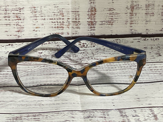 TORY BURCH TF2079 Unisex Brown Tortoise Blue Eyeglasses 51[ ]16 135 FRAMES ONLY