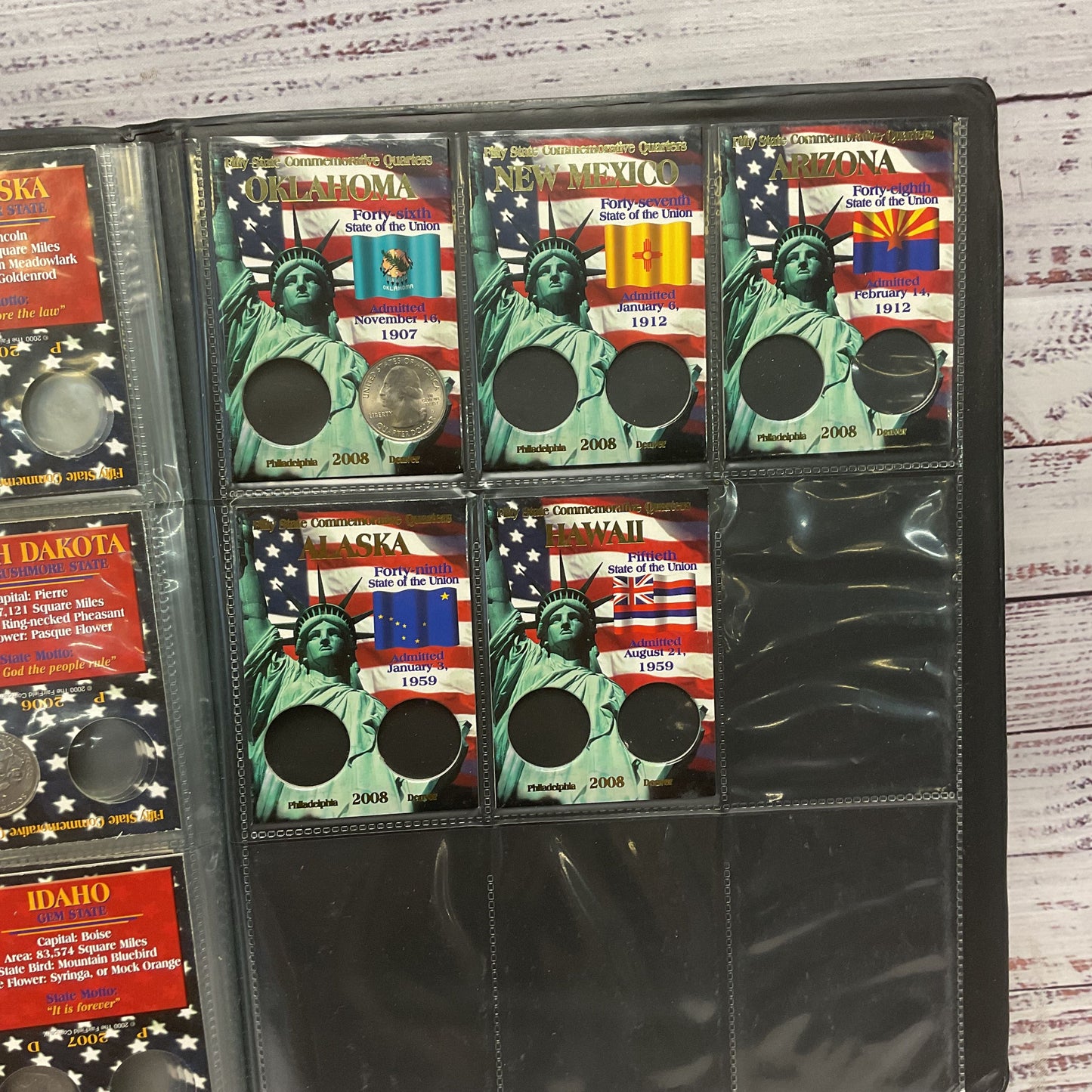 50 State Commemorative Quarters Philadelphia And Denver 38 Quarters Incomplete