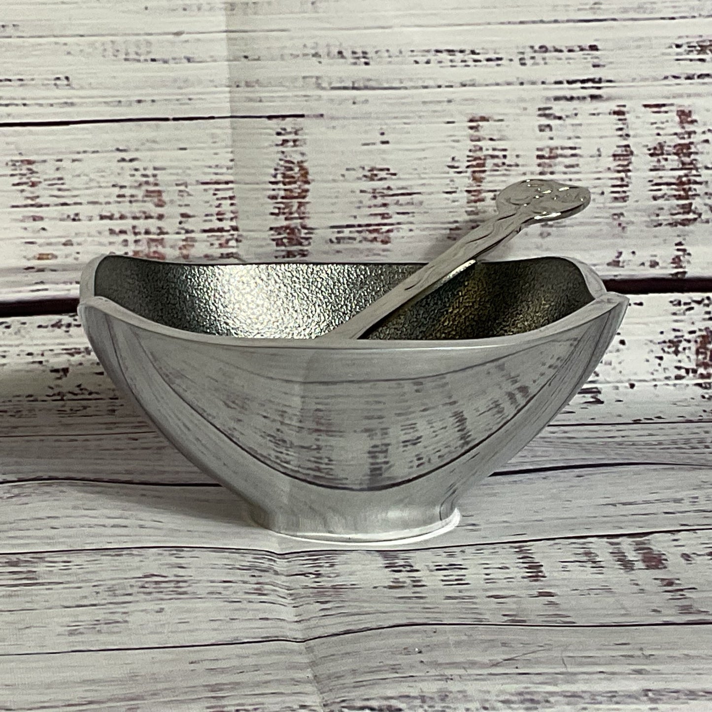 CARROL BOYES Stainless 4.5" Condiment Bowl & 5.5" Pickle/Olive Fork