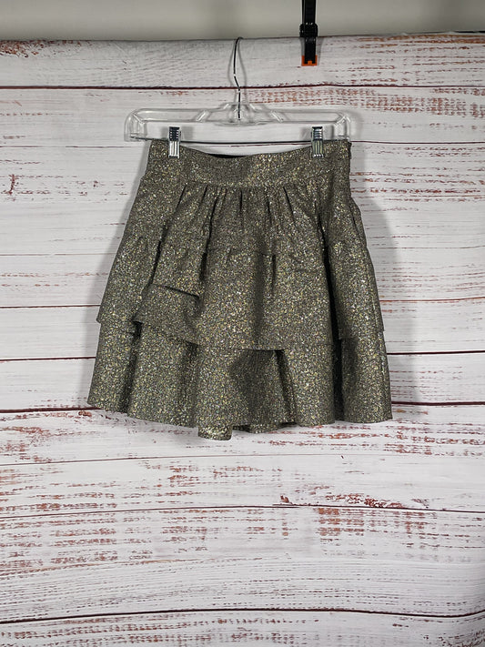 Diane von Furstenberg Gold Layered Skirt - Size 2
