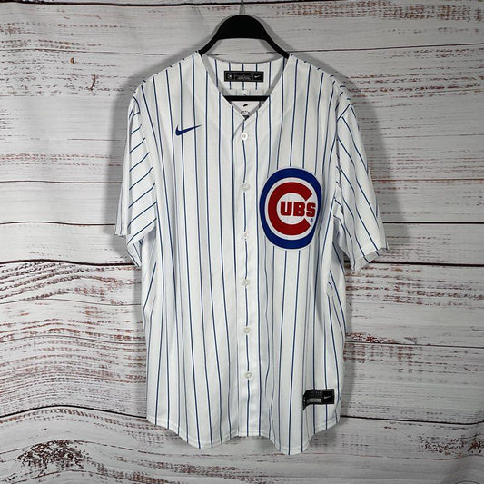 NWT Nike MLB Genuine Merchandise Chicago Cubs 24 Bellinger Baseball Jersey sz L