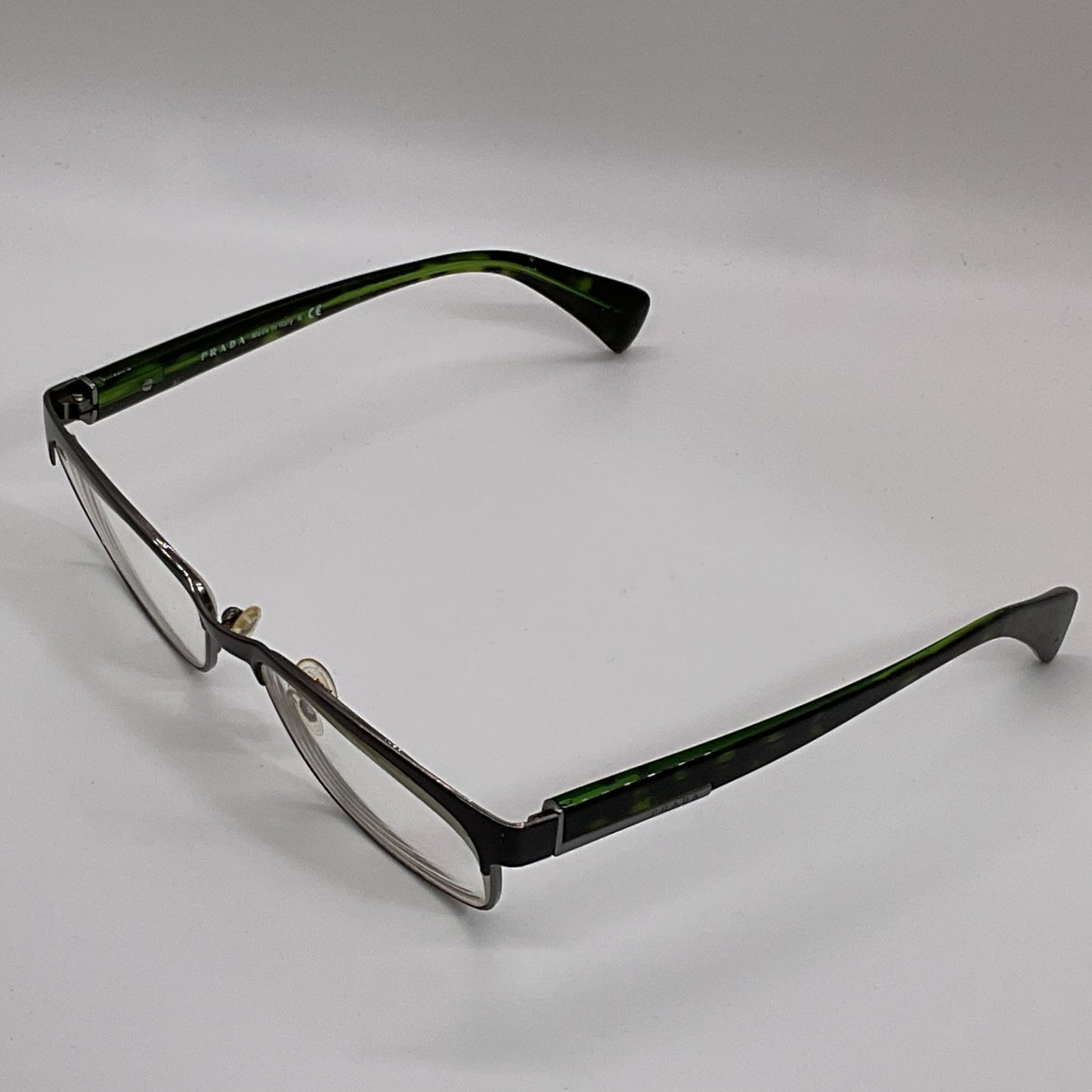 PRADA VPR61P Green Tortoise Eyeglasses 53[ ]16 140 (FRAMES ONLY)