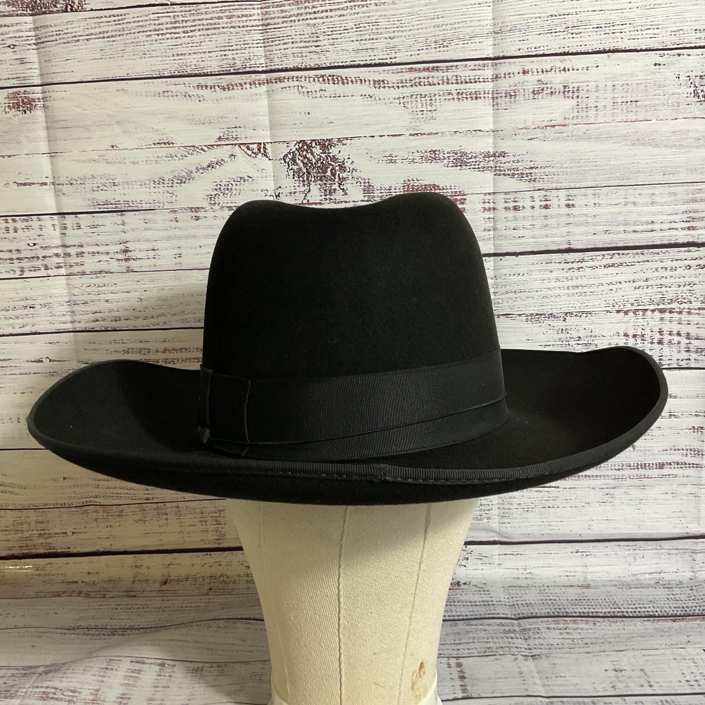 FERNANDEZ Y ROCHE Spain Men's Black Fedora Hat- SZ 7 3/8