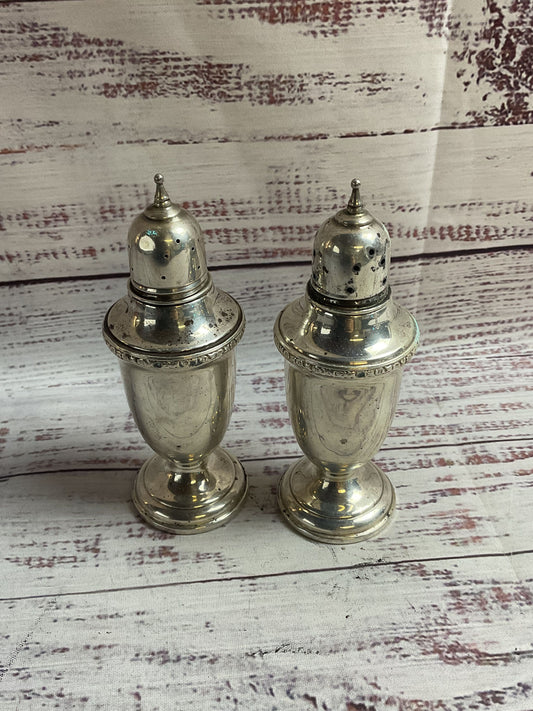 Arrowsmith Sterling Weighted Salt & Pepper Shakers