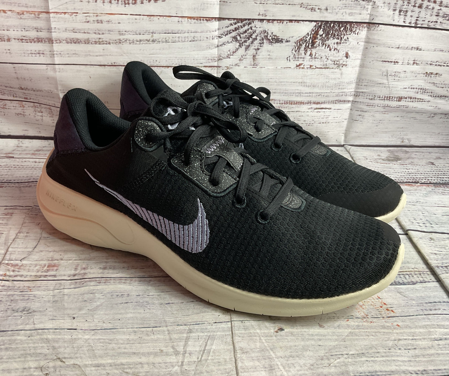 Nike Flex Experience Run 11 Knit Workout Running Shoes Black 11.5