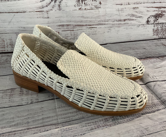 Rag & Bone Leather Sid Woven Loafers White 6.5