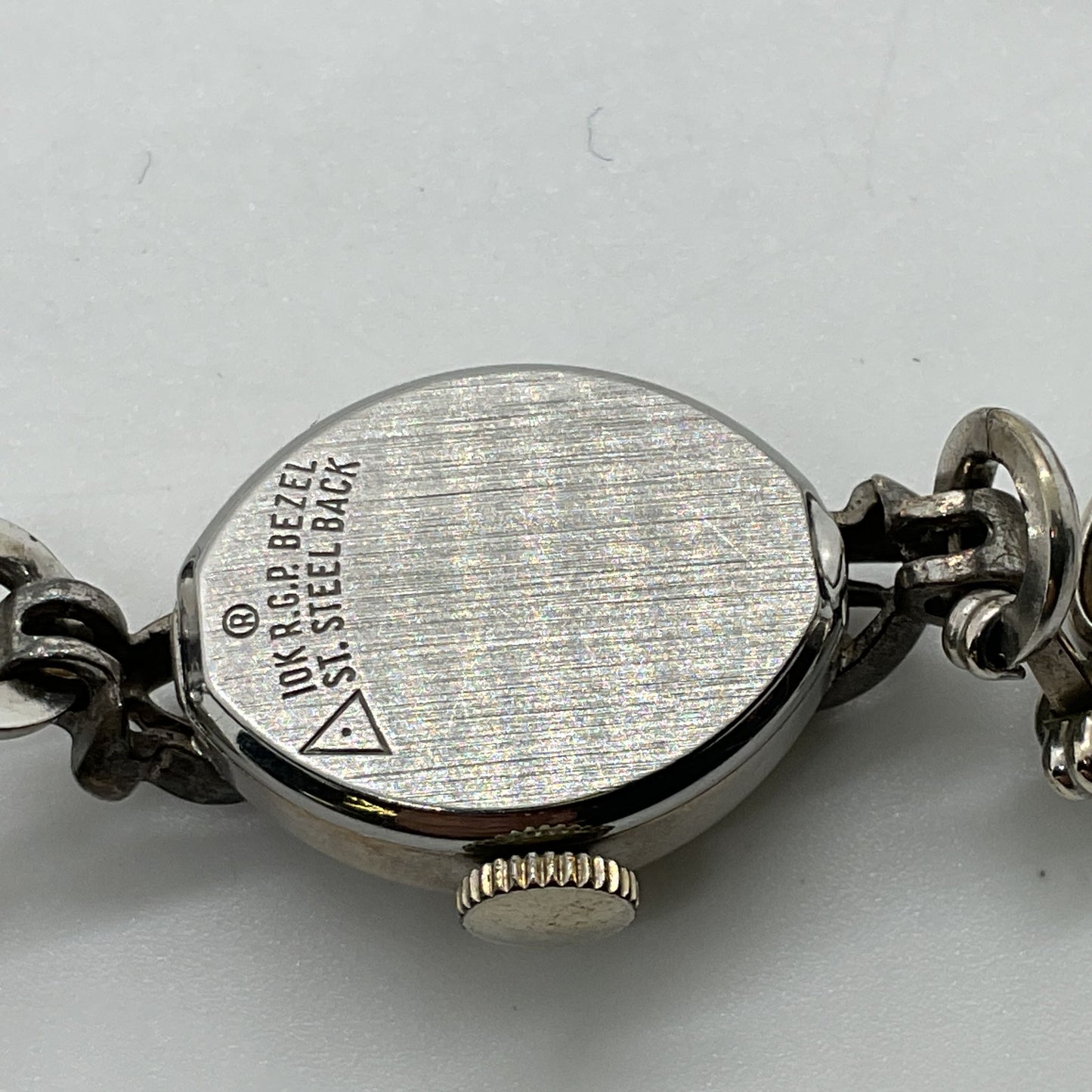 VTG. SOVEREIGN 10K RGP with Kestenmade Cameo Band Watch- WORKS GREAT!!!!