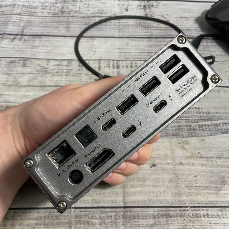 CalDigit Thunderbolt Station 3 Plus Power Bank w/ Cords *FOR PARTS/REPAIR*