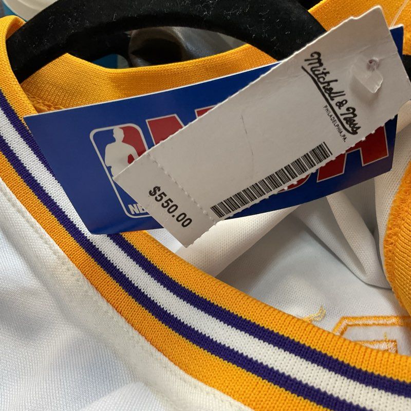 NWT Limit Edt. Mitchell & Ness Hardwood Classics KOBE BRYANT 40pt Stat Jersey