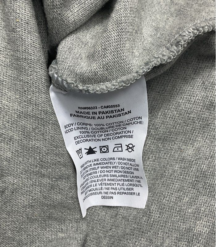 Nike Men's Pullover Drawstring Hoodie Gray L