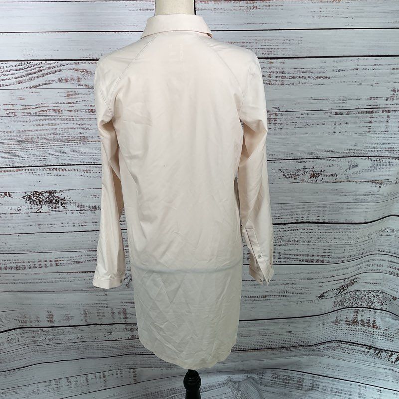 ARC'TERYX Women's Ivory Long Sleeve Shirt Dress with Pockets- SZ XS