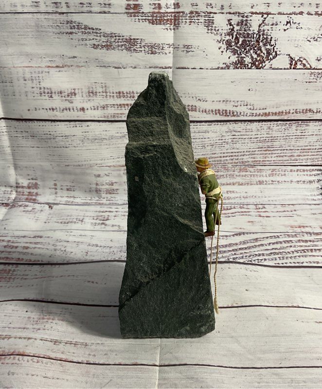 Diamond Sawn Slate Yewdale Lakeland Stone Crafts Rock Climber Decorative Piece