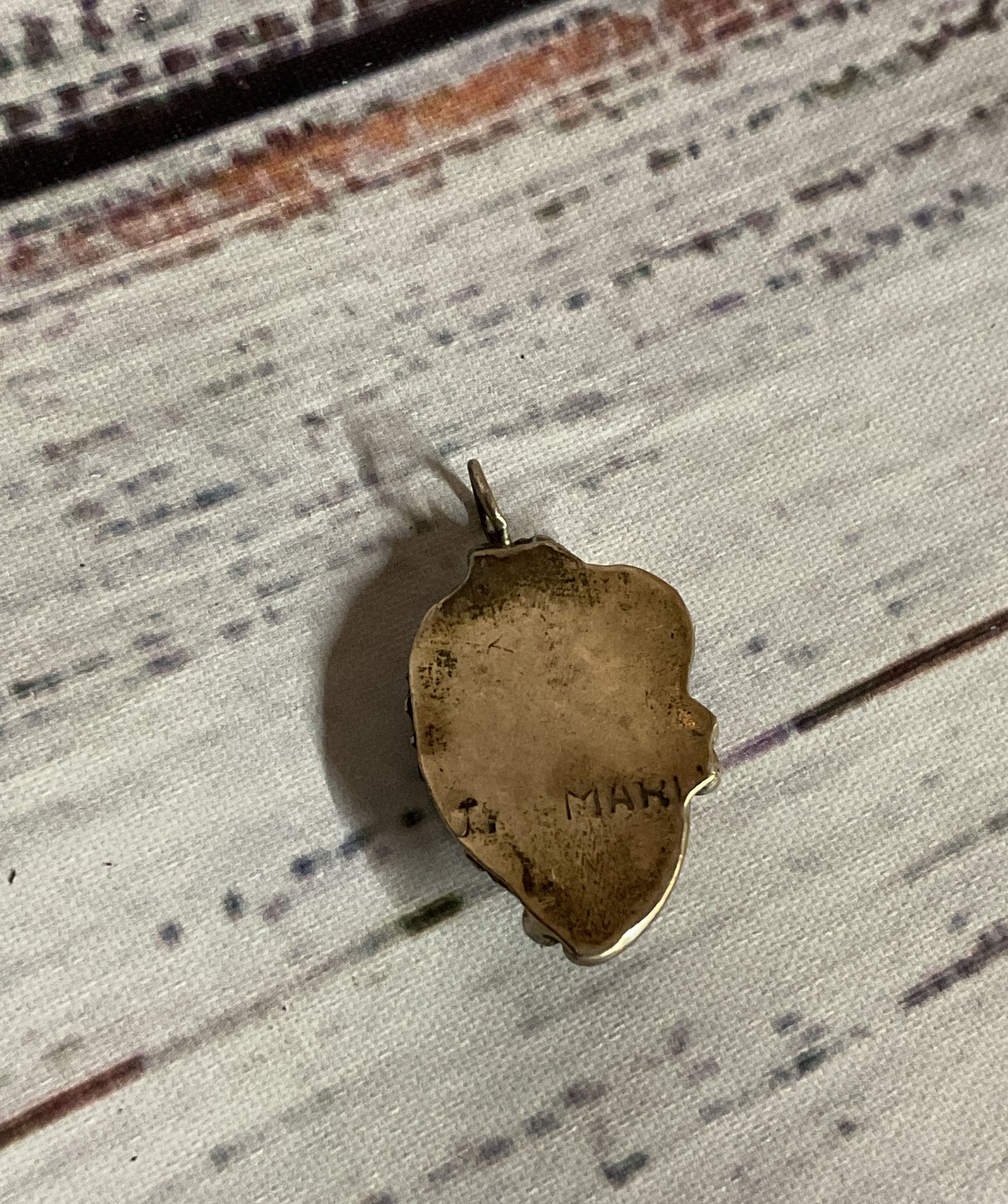MAKI Sterling Silver Vintage Southwestern Pendant