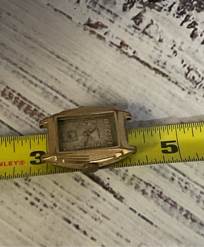 Gotham Stainless Steel Vintage Watch Case AS IS