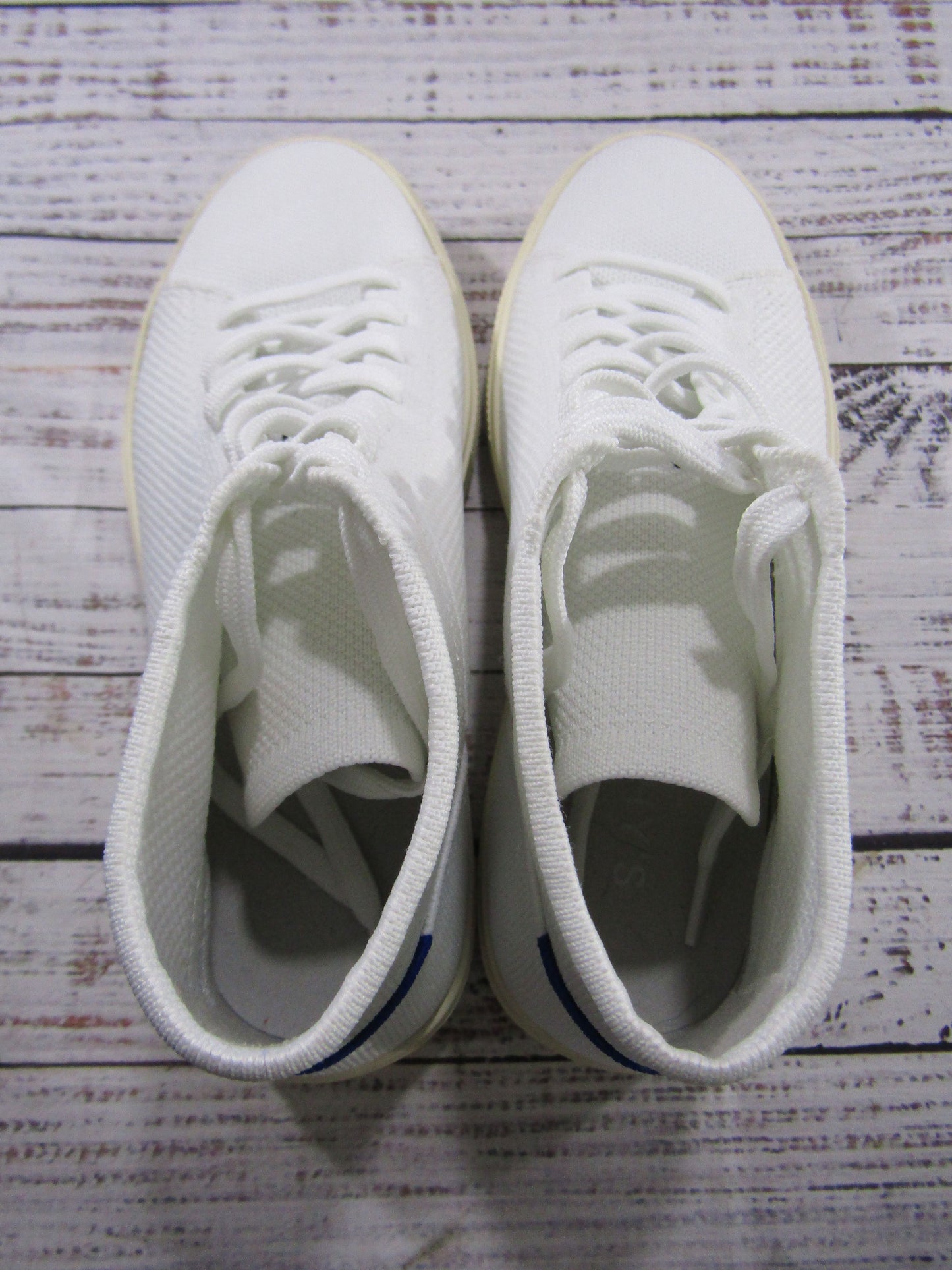 Rothy's The High Top Women's White Knit High Top Sneakers Size 9