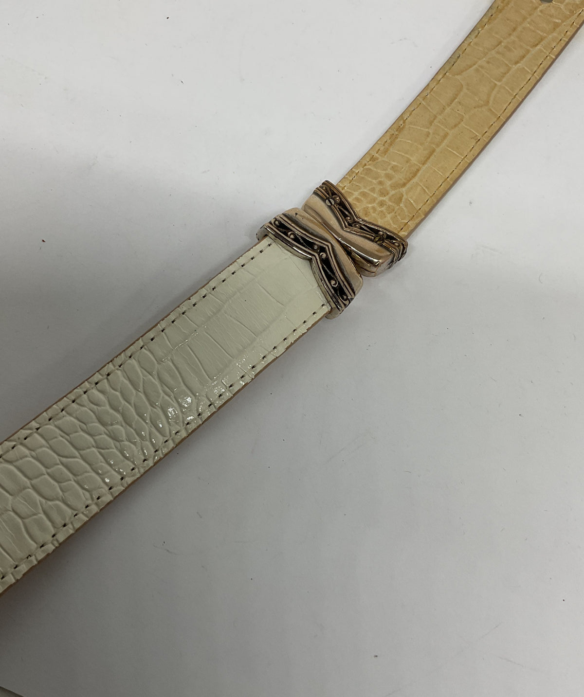 Brighton Embossed Leather Belt - Size M