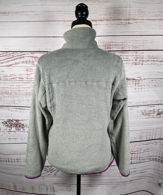 Patagonia Re-Tool Snap-T Pullover Jacket Gray Purple M