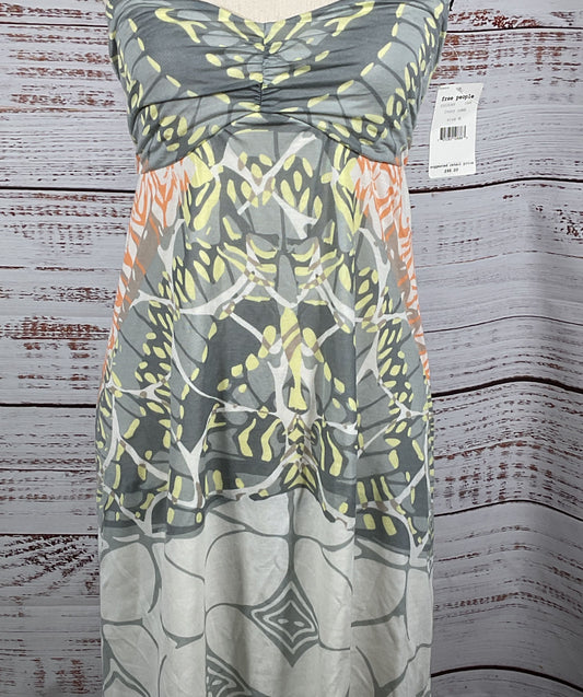 Free People Sleeveless Butterfly Pattern Dress M
