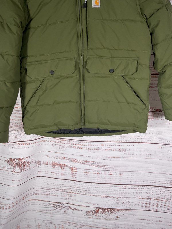 Carhartt Women's Rain Defender Insulated Zip Up Jacket Size S (4-6) Green