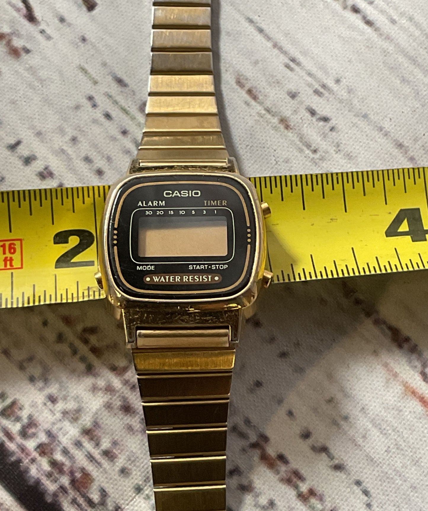 CASIO 3191 LA670W Stainless Steel Vintage Watch