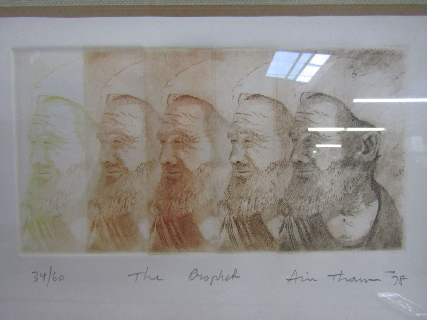 The Prophet by Ain Tham Artist Signed Limited Edition Lithograph