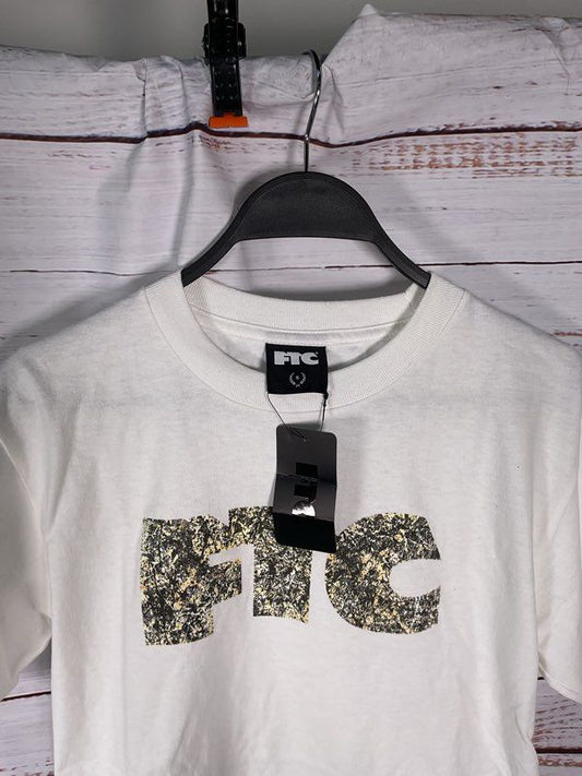 FTC Skateshop OG Logo Tree Camouflage T Shirt White Size S Made in USA