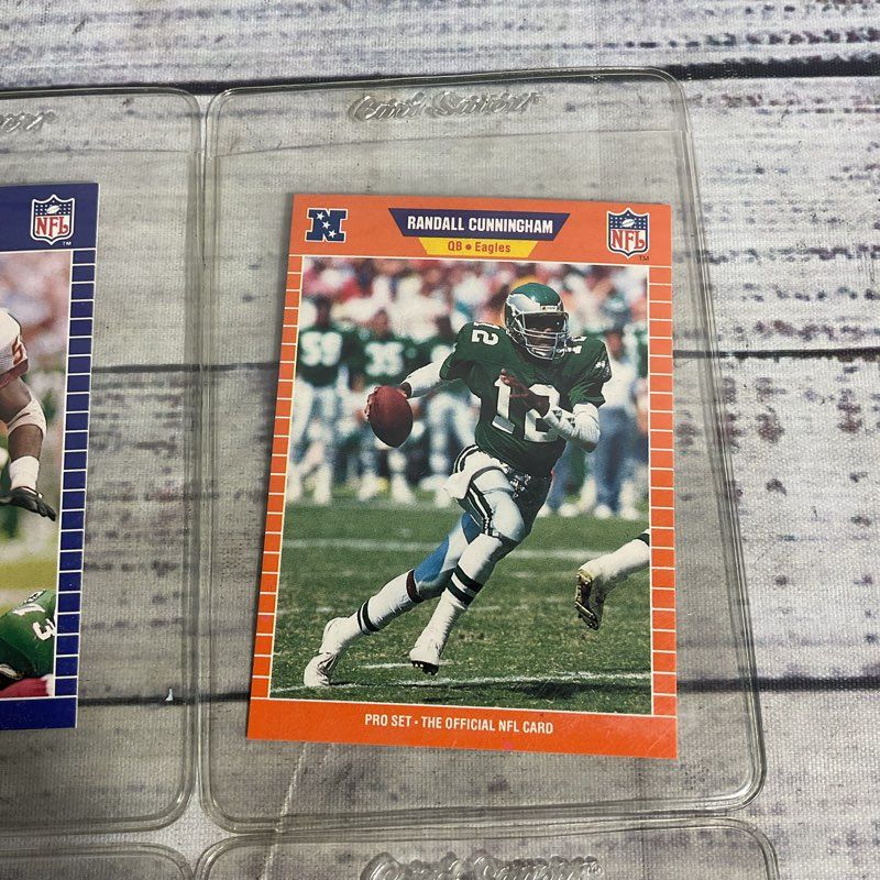 Lot Of 4 NFL Pro Set 1989 Ungraded Football Card #425 #271 #315 #404 FRESH PULLS