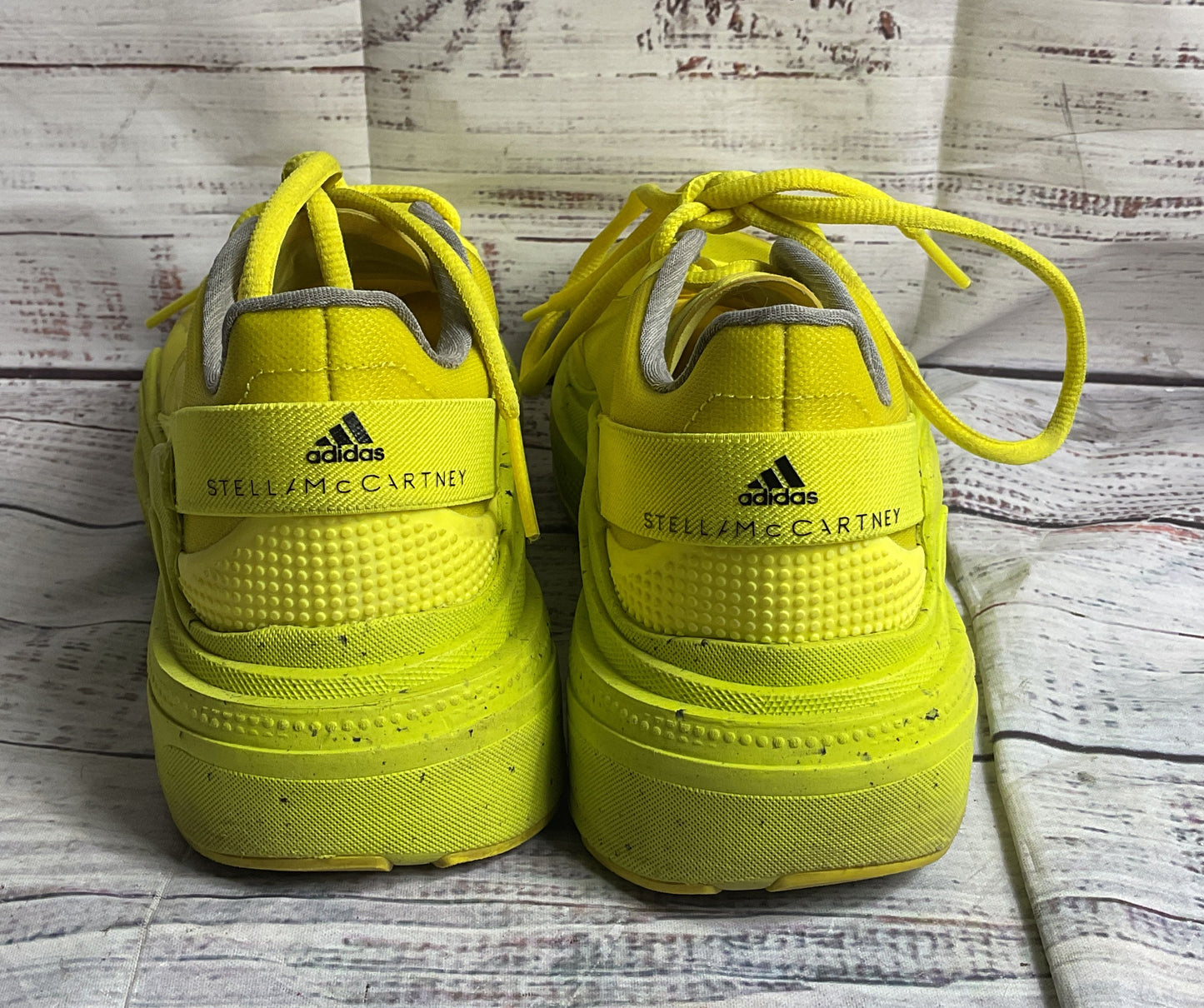 Adidas by Stella McCartney Women's Earthlight Sneakers Neon Yellow 5.5